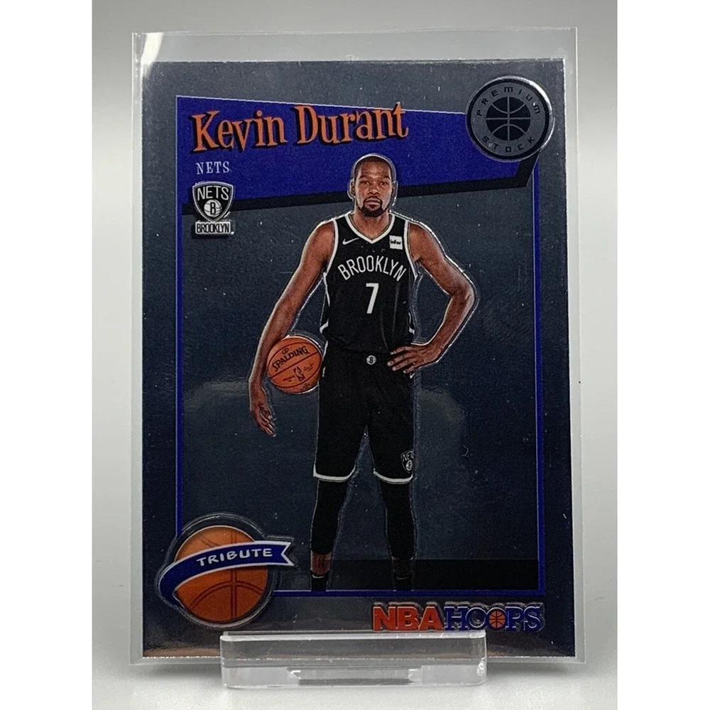 2019-20 NBA‎ Hoops Premium Stock - Kevin Durant Tribute #284 - Brooklyn Nets